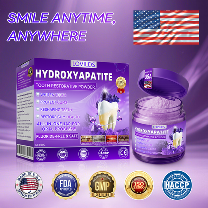 【We take care of your teeth】👨‍🔬𝐻𝑦𝑑𝑟𝑜𝑥𝑦𝑎𝑝𝑎𝑡𝑖𝑡𝑒 𝑇𝑜𝑜𝑡ℎ 𝑅𝑒𝑠𝑡𝑜𝑟𝑎𝑡𝑖𝑣𝑒 𝑃𝑜𝑤𝑑𝑒𝑟 🥇  (effectively repairs cavities, gum issues, tooth sensitivity, mouth ulcers, yellowing teeth, and improves oral health)🦷