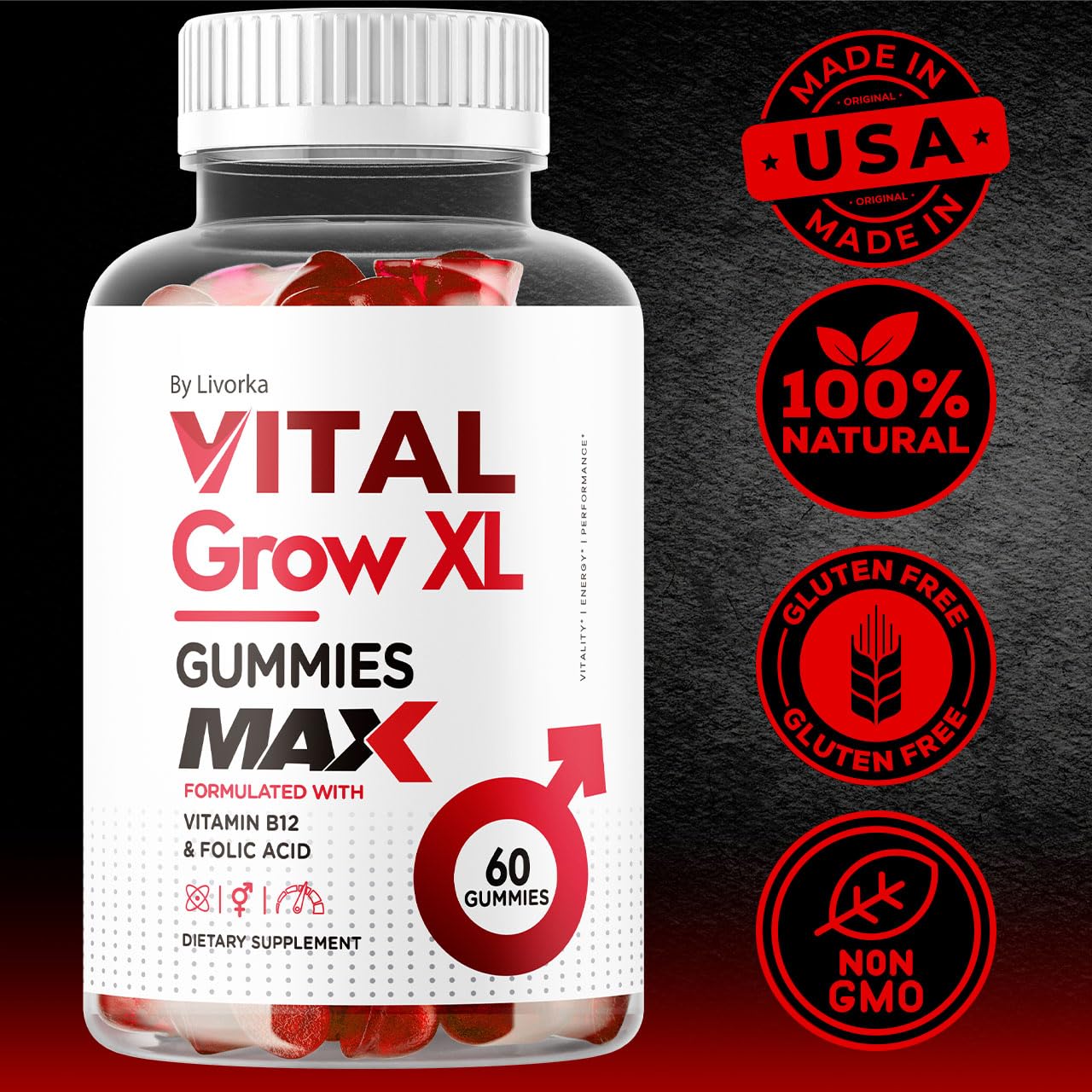 🎅Christmas Hot Sale🔥Max Health Gummies for Men