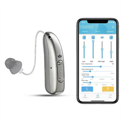 🎅Christmas Hot Sale🔥 Smart, Self-Fitting Bluetooth Hearing Aids (App Controlled)