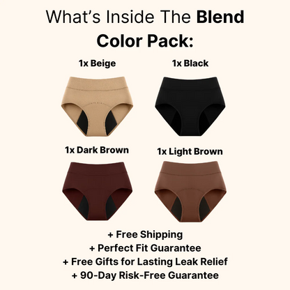 🎄 Christmas Mega Sale 70% OFF |100% Leak-Proof Underwear 4-Pack 🎁