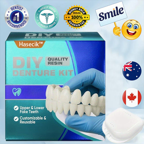 🎅Christmas Sale 🎄Hasecik™ Moldable Dentures🧑🏽‍⚕️Obtain American Dental Association (ADA)