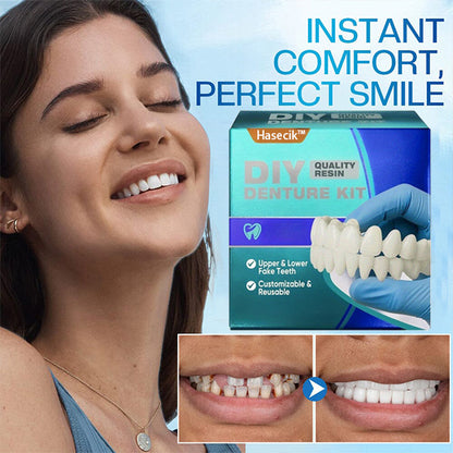 🎅Christmas Sale 🎄Hasecik™ Moldable Dentures🧑🏽‍⚕️Obtain American Dental Association (ADA)