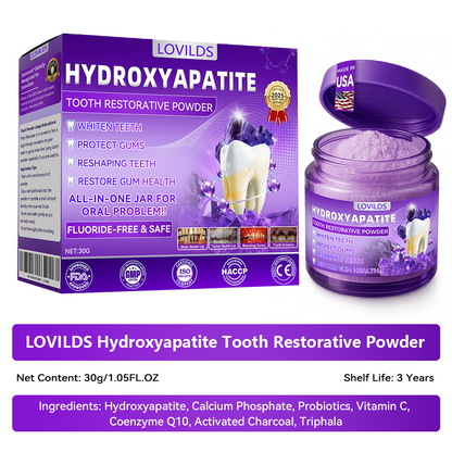 【We take care of your teeth】👨‍🔬𝐻𝑦𝑑𝑟𝑜𝑥𝑦𝑎𝑝𝑎𝑡𝑖𝑡𝑒 𝑇𝑜𝑜𝑡ℎ 𝑅𝑒𝑠𝑡𝑜𝑟𝑎𝑡𝑖𝑣𝑒 𝑃𝑜𝑤𝑑𝑒𝑟 🥇  (effectively repairs cavities, gum issues, tooth sensitivity, mouth ulcers, yellowing teeth, and improves oral health)🦷