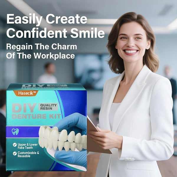 🎅Christmas Sale 🎄Hasecik™ Moldable Dentures🧑🏽‍⚕️Obtain American Dental Association (ADA)