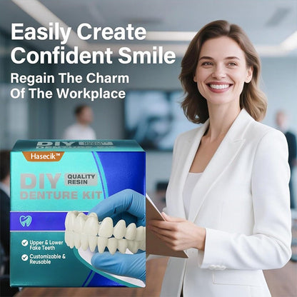 🎅Christmas Sale 🎄Hasecik™ Moldable Dentures🧑🏽‍⚕️Obtain American Dental Association (ADA)