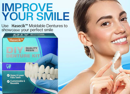 🎅Christmas Sale 🎄Hasecik™ Moldable Dentures🧑🏽‍⚕️Obtain American Dental Association (ADA)