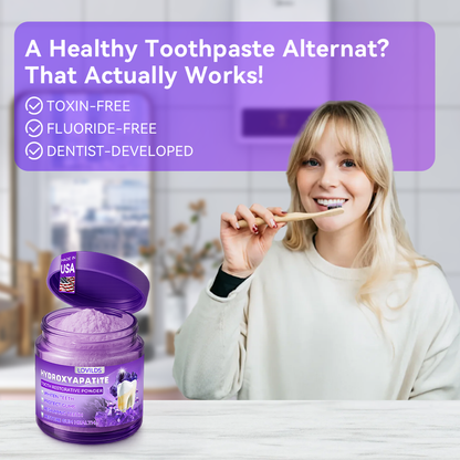 【We take care of your teeth】👨‍🔬𝐻𝑦𝑑𝑟𝑜𝑥𝑦𝑎𝑝𝑎𝑡𝑖𝑡𝑒 𝑇𝑜𝑜𝑡ℎ 𝑅𝑒𝑠𝑡𝑜𝑟𝑎𝑡𝑖𝑣𝑒 𝑃𝑜𝑤𝑑𝑒𝑟 🥇  (effectively repairs cavities, gum issues, tooth sensitivity, mouth ulcers, yellowing teeth, and improves oral health)🦷