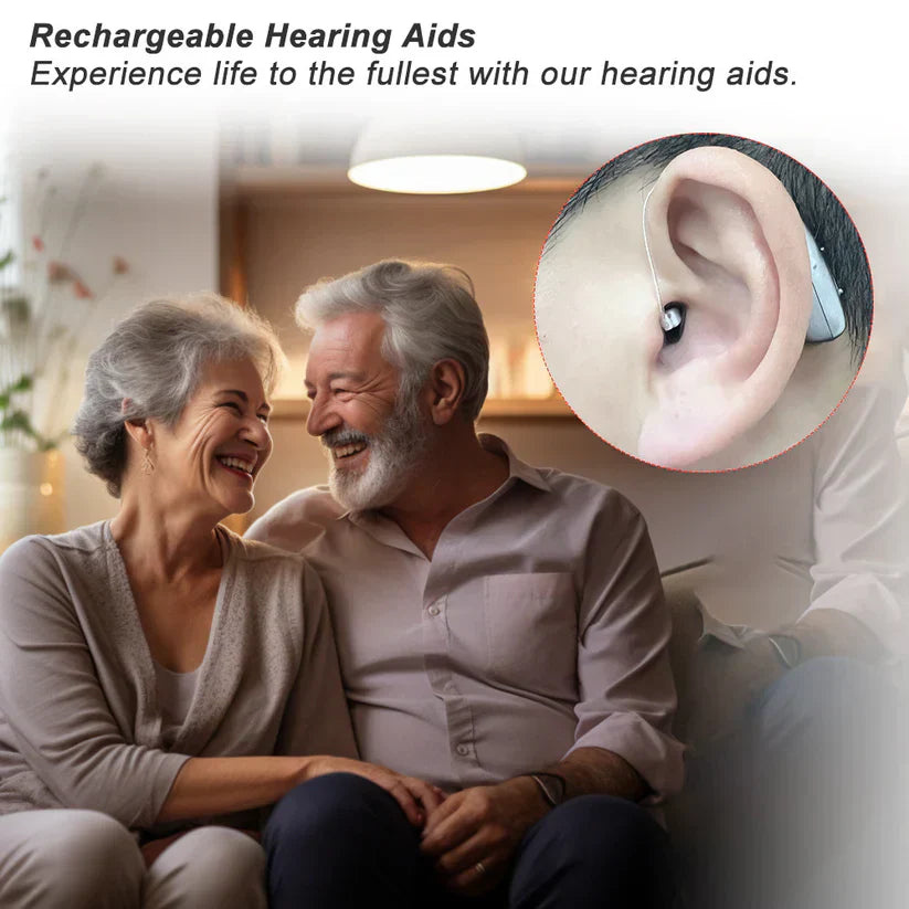 🎅Christmas Hot Sale🔥 Smart, Self-Fitting Bluetooth Hearing Aids (App Controlled)