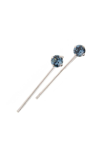 Little Gem Crystal Bobby Pin Pair