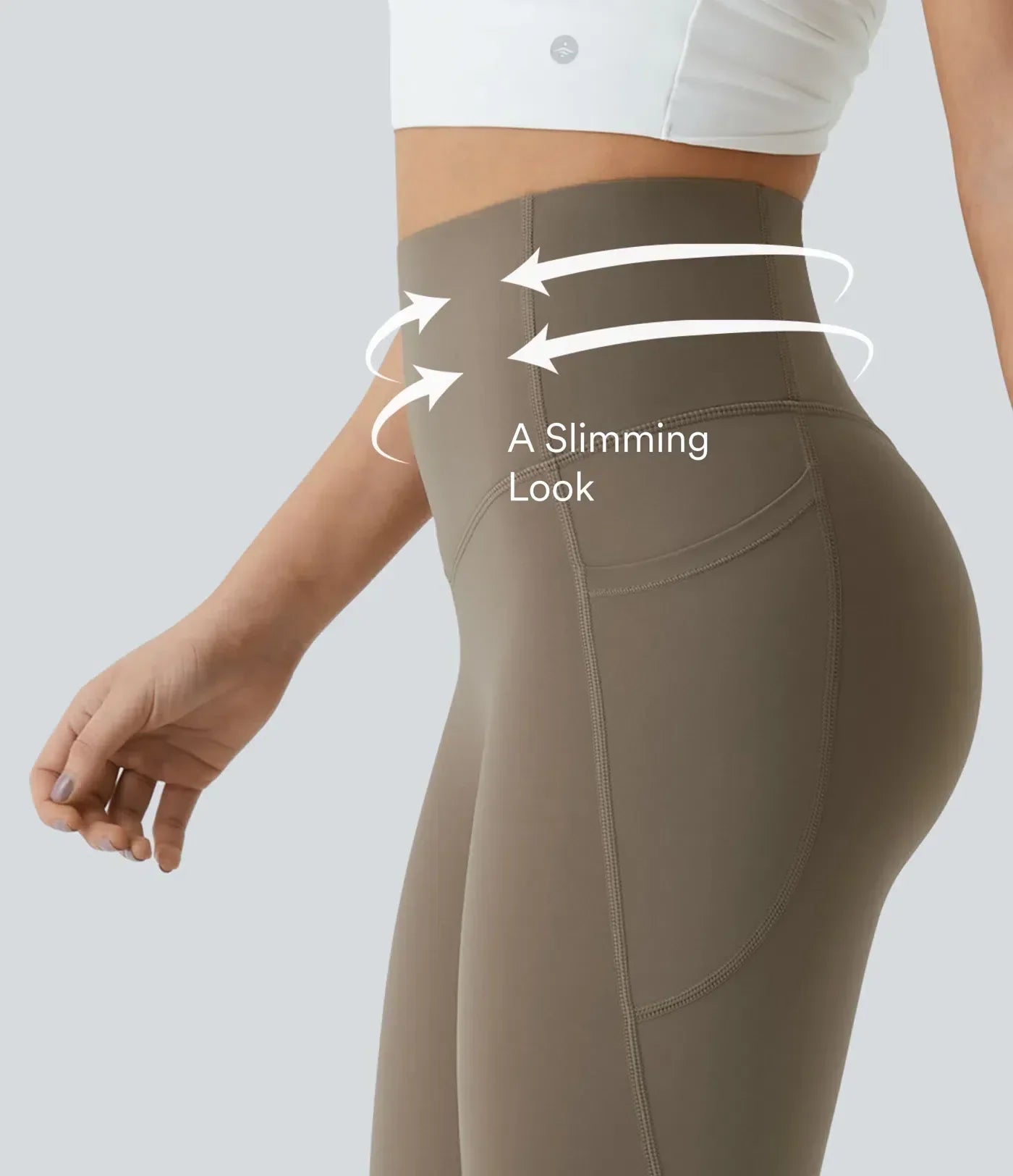 🎅Christmas Hot Sale🔥 High Waisted Waist Shaping Pocket Shaping Training Leggings